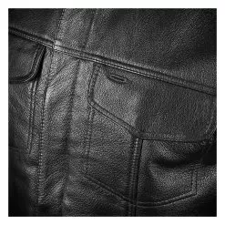 Street & Steel Redwood Leather Vest -Klim street steel redwood leather motorcycle vest 1