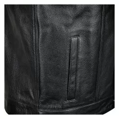 Street & Steel Redwood Leather Vest -Klim street steel redwood leather motorcycle vest 2