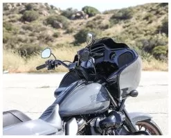 Thrashin Supply Co Gauge Relocation Kit For Harley Road Glide 2014-2023 -Klim thrashin supply co gauge reloc kt fltr black 3