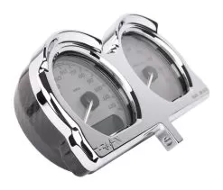 Thrashin Supply Co Gauge Relocation Kit For Harley Road Glide 2014-2023 -Klim thrashin supply co gauge reloc kt fltr chrome