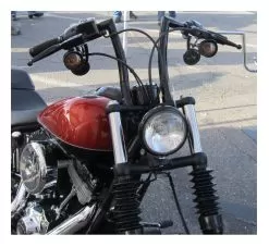 Todd's Cycle 1 1/4" Strip Handlebars For Harley Blackline FXS 2011-2013 -Klim todds cycle114 strip handlebars for harley blackline fxs20112013 2