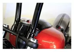 Todd's Cycle 1 1/4" Strip Handlebars For Harley Blackline FXS 2011-2013 -Klim todds cycle114 strip handlebars for harley blackline fxs20112013 4