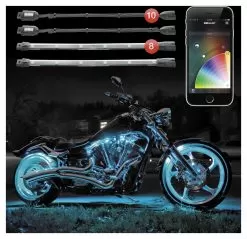 XKGlow XKChrome App Controled Light Kit / Motorcycle -Klim xk glow advanced xk chrome light kit advanced chrome 1