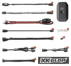 XKGlow XKChrome App Controled Light Kit / Motorcycle -Klim xk glow advanced xk chrome light kit advanced chrome